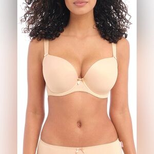 NWOT Freya Women's Deco UW Molded Plunge Bra 34D